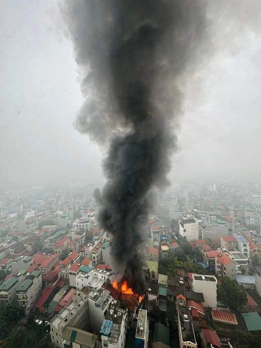 Vụ cháy lớn ở Hà Nội